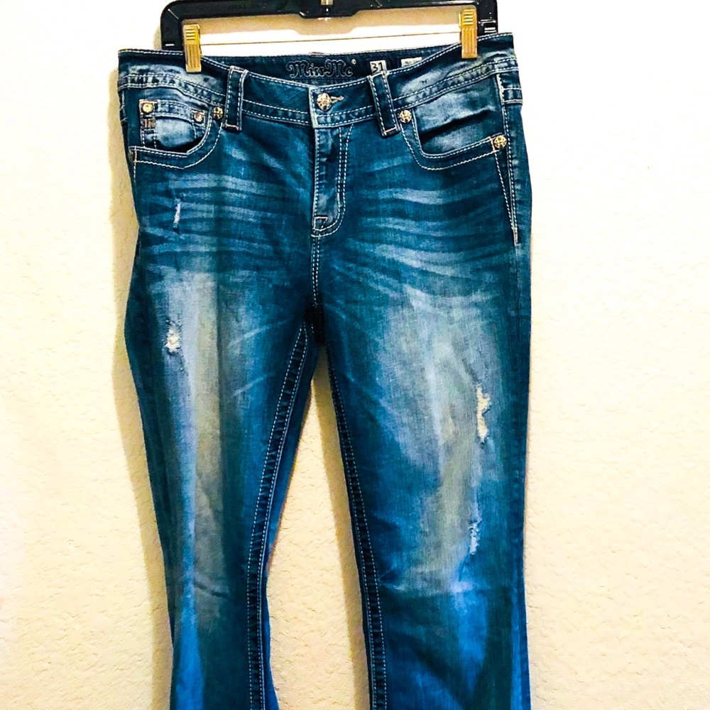 Miss Me Mid Rise Boot Cut Jeans